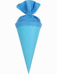 Goldbuch Bastelschultüte 15 cm hellblau