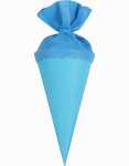 Goldbuch Bastelschultüte 15 cm hellblau