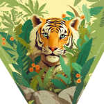 Goldbuch Geschwistertüte 35cm Tiger