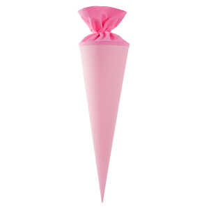 Goldbuch Bastelschultüte 50cm mit farbigem Filzverschluss rosa