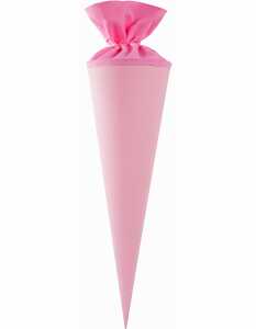 Goldbuch Bastelschultüte mit farbigem Filzverschluss rosa