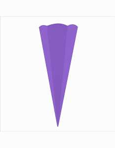Goldbuch Bastelschultüte farbiger Buntkarton violett