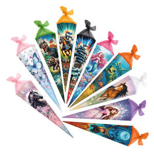 Goldbuch Schultüten Sortiment 85 cm mit Tüllverschluss