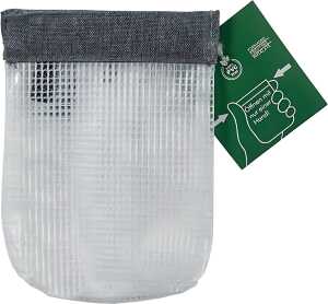 FSY PVC-freier SnapBag A7, EVA, farblos/grau, 1 Stück