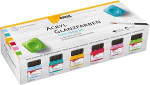 KREUL Acryl Glanzfarben Set Color Living 6 x 20 ml