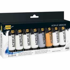 SOLO GOYA Acrylic Medium 20 ml Tuben 8er Set