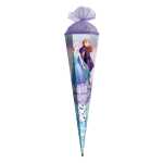 Roth Schultüte 85cm Disney Frozen eckig Tüllverschluss Rot(h)-Spitze