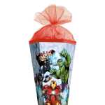 Roth Schultüte 85cm eckig Marvel Avengers