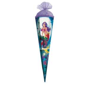 Roth Schultüte 50cm eckig Magische Meerjungfrau eckig