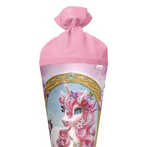Roth Schultüte 70cm rund Einhorn Beauty Glitter