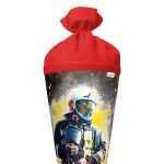 Roth Schultüte 70cm rund Feuerwehrmann Folie