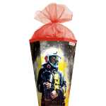 Roth Schultüte 85cm eckig Feuerwehrmann