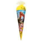 Roth Schultüte 22cm rund Achtung Bagger