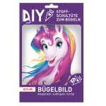 Roth Bügelbild Einhorn Bügelbild Stickerei mit...