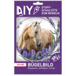 Roth Bügelbild Stickerei mit Druck, Pferd, 14,5cmx16cm