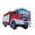 Roth Bügelbild Stickerei, Feuerwehr, 14,5cmx18,5cm