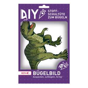 Roth Bügelbild Trex Bügelbild Stickerei 155 x 20 cm