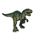 Roth Bügelbild Stickerei mit Druck, Trex, 15,5x20cm