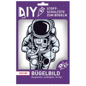 Roth Bügelbild Astronaut Bügelbild Stickerei 11 x 1