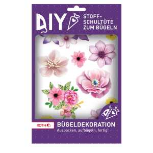 Roth Bügeldekoration Blütenzauber Bügeltransfer Motive im Set 15 x 21 c