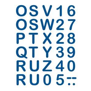 Roth Bügelbuchstaben Cool Colour Bügelbuchstaben