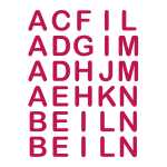 Roth Bügelbuchstaben Pretty Colour