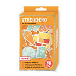 Roth 60 Teile Streudekoration, beidseitig bedruckt mit...