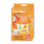 Roth Partygirlande 3 Meter mit 20 Stück Wimpeln,...