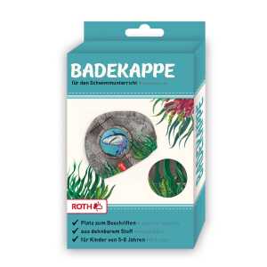 Roth Kinder-Badekappe Hai