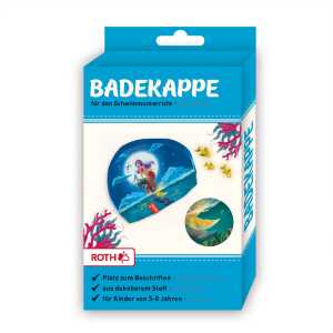 Roth Kinder-Badekappe Magische Meerjungfrau