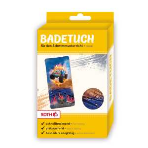 Roth Kinder-Badetuch Monstertruck Fire