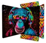 Sammelmappen A4, Neon Gummizugverschluss,...