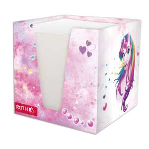 Roth Notizklotz Einhornportrait