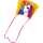 HQ Stabloser Drachen Display: Pocket Sled Mix 24er