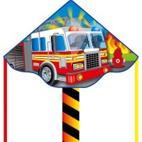 Ecoline Kinderdrachen Simple Flyer Fire Truck 120 cm