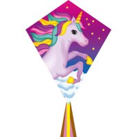 Ecoline Kinderdrachen Eddy Unicorn 70 cm