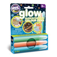 Brainstorm Glow-In-the-Dark Colour Pens