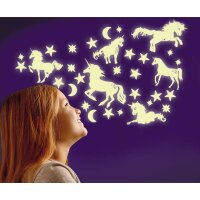 Brainstorm Glow Glitter Stars + Einhörner