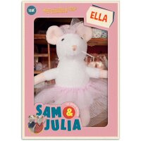 Sam & Julia Plüsch-Maus: Ella 12 cm Baumwolle...