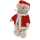Sam & Julia Plüsch-Maus: Santa 12 cm Baumwolle & Polyester ab 18 Mon