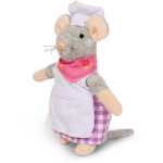 Sam & Julia Plüsch-Maus: Bäcker 12 cm Baumwolle & Polyester ab 18 M