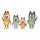 BLUEY Figuren-4er-Pack (Familie)