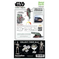 Metal Earth STAR WARS Mandalorian Boba Fetts Starfighter