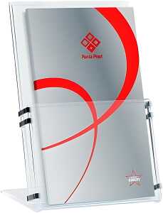 Pantaplast Tisch-Prospektständer A6 starkes hochtransparentes Plastik