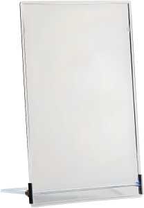 Tisch-Plakatständer A5 starkes hochtransparentes Plastik