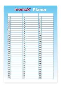 Pantaplast elektrostatisch haftende Planungstafel 3x 1-31