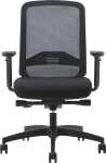 Bürodrehstuhl Bali, Armlehnen , schwarz, Sitz...