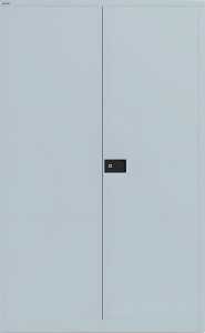 Flügeltürenschrank Universal 1950 x 1200 x 400 mm 5 Ordnerhö lichtgrau