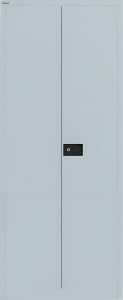 Flügeltürenschrank Universal 1950 x 800 x 400 mm, 5 Ordnerhö lichtgrau