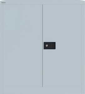 Flügeltürenschrank Universal 1000 x 914 x 500 mm, 2 Ordnerhö lichtgrau